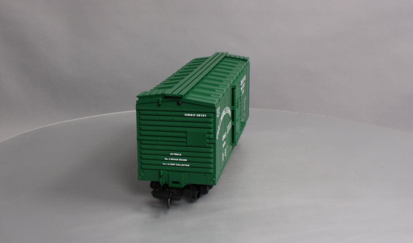 USA Trains R19092B G Gulf, Mobile & Ohio Simulated Steel Box Car #58101 (Green)