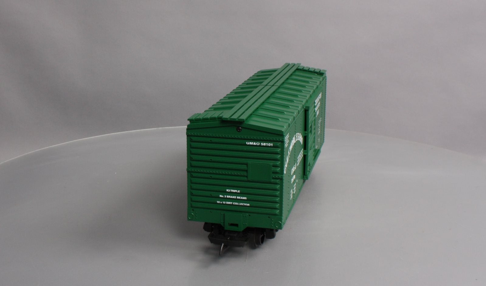 USA Trains R19092B G Gulf, Mobile & Ohio Simulated Steel Box Car #58101 (Green)