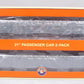 Lionel 6-85330 O Gauge NYC SL Baggage Car 2-Pack #9110, #9142