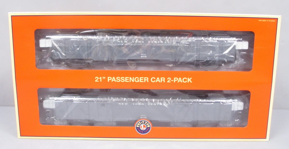 Lionel 6-85330 O Gauge NYC SL Baggage Car 2-Pack #9110, #9142