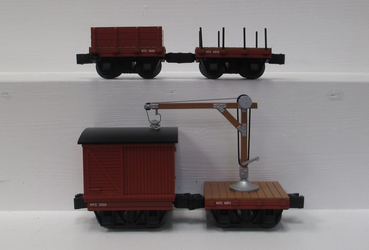 Lionel 6-85381 O New York Central Disconnect Work Cars Pack (4)