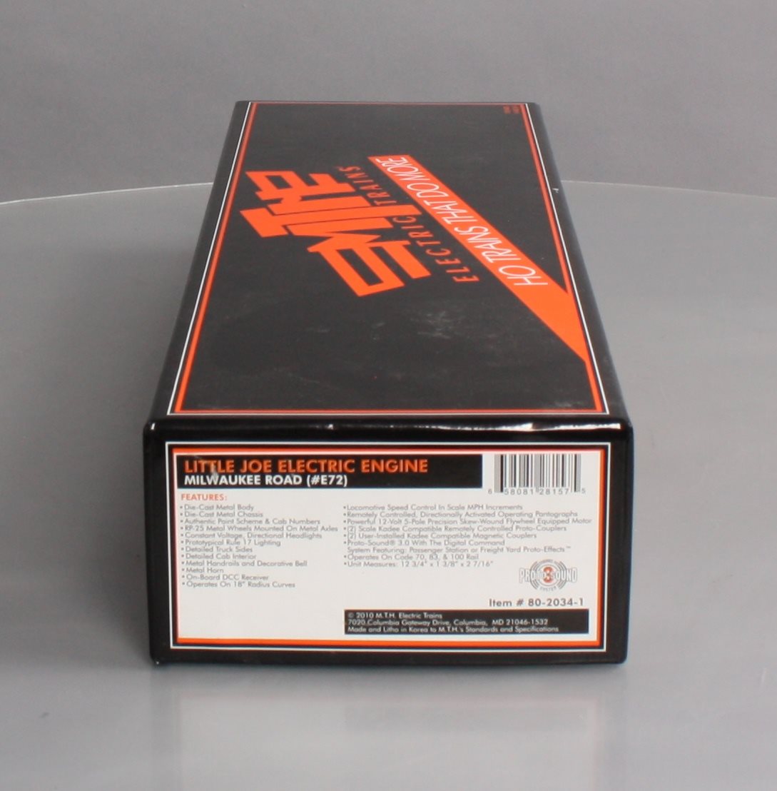 MTH 80-2034-1 Milwaukee Road HO Scale Little Joe Electric with Proto-Sound 3.0