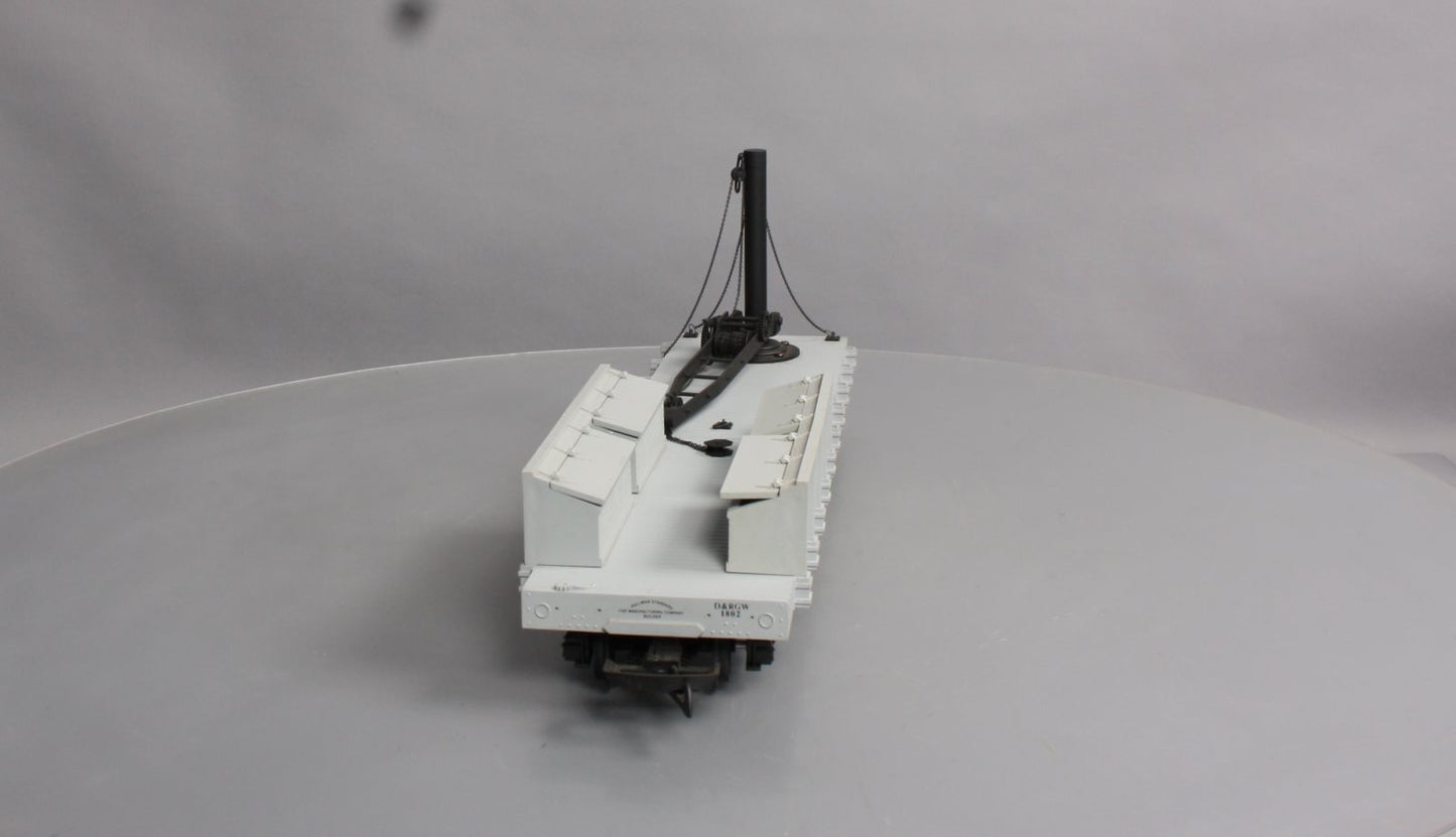 USA Trains 1802 G Denver & Rio Grande Western Derrick Car - Plastic Wheels