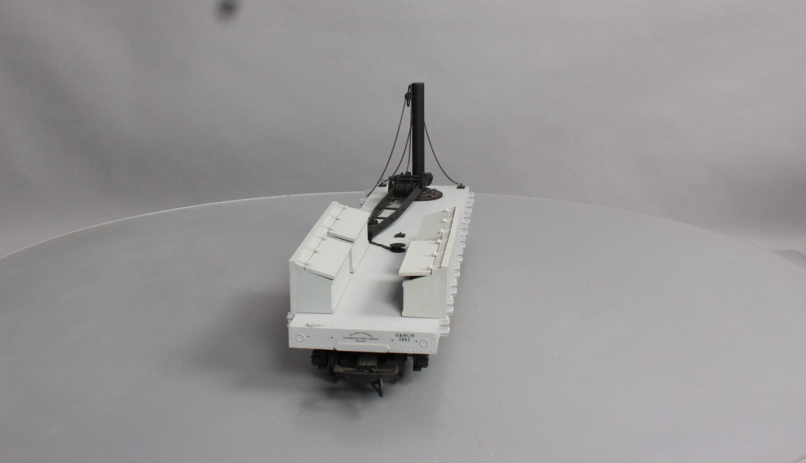 USA Trains 1802 G Denver & Rio Grande Western Derrick Car - Plastic Wheels