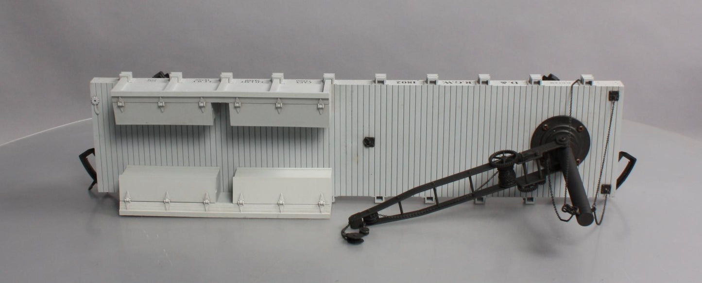 USA Trains 1802 G Denver & Rio Grande Western Derrick Car - Plastic Wheels