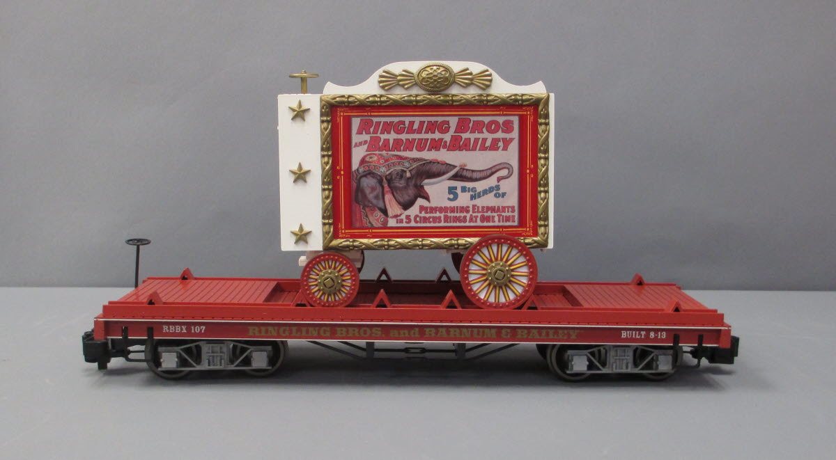 Bachmann 92713 G RINGLING/Flatcar w/Performing Elephants Wagon #107
