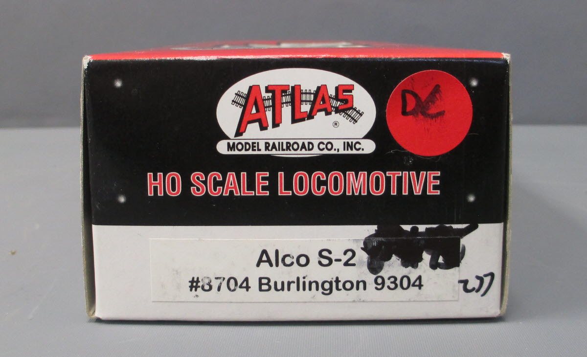 Atlas 8704 HO Burlington Alco S-2 Diesel Locomotive #9304