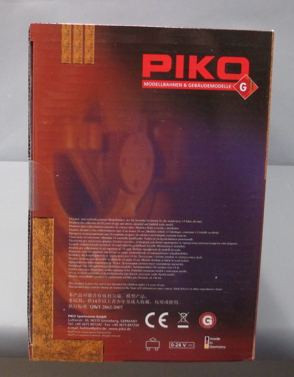 Piko 38242 G Pennsylvania Camelback 2-6-0 Locomotive with Sound #628