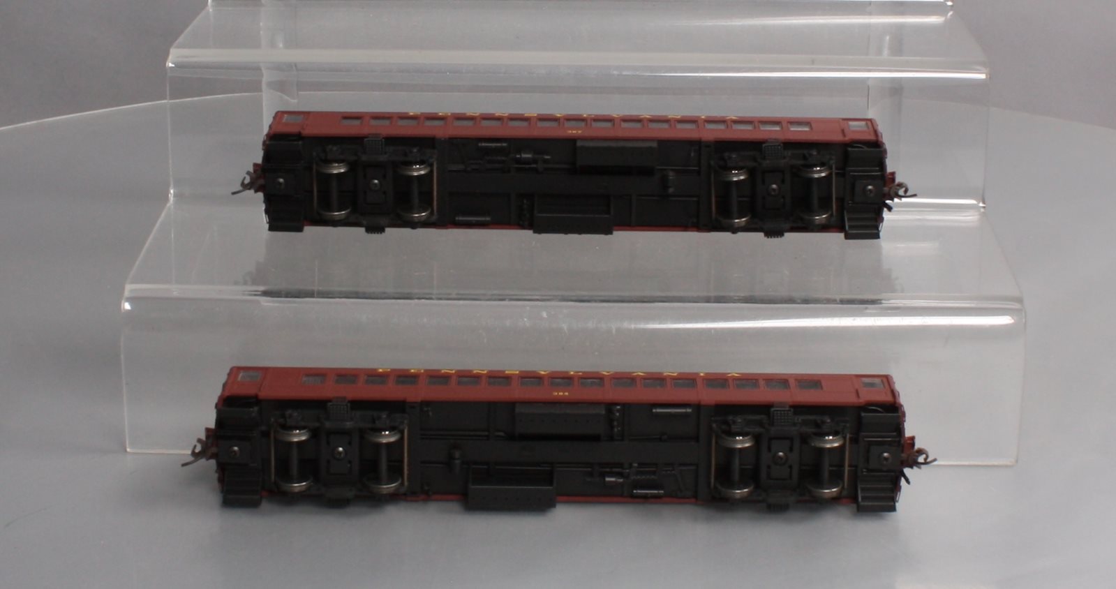Con-Cor 94004 HO Pennsylvania Post WWII mP54 Assembled Coach #2 (Set of 2)