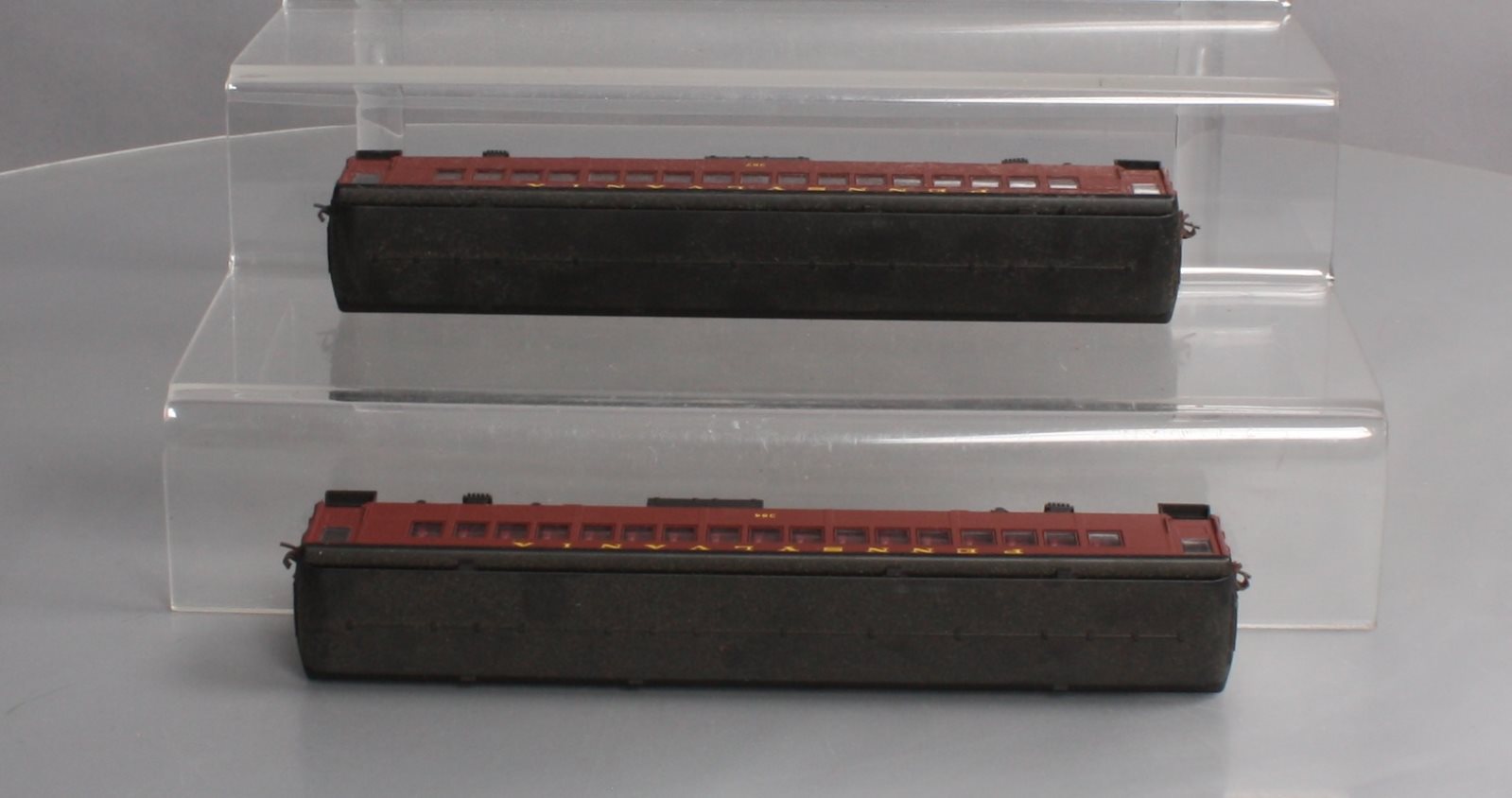 Con-Cor 94004 HO Pennsylvania Post WWII mP54 Assembled Coach #2 (Set of 2)