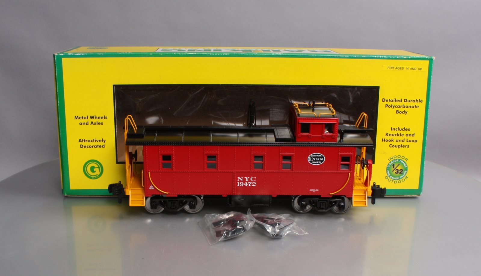 MTH 70-77032 G New York Central Offset Steel Caboose Car