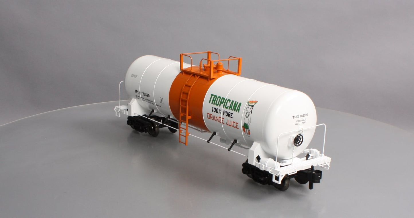 MTH 70-73036 G Scale Tropicanna Unibody Tank Car #782520/782528