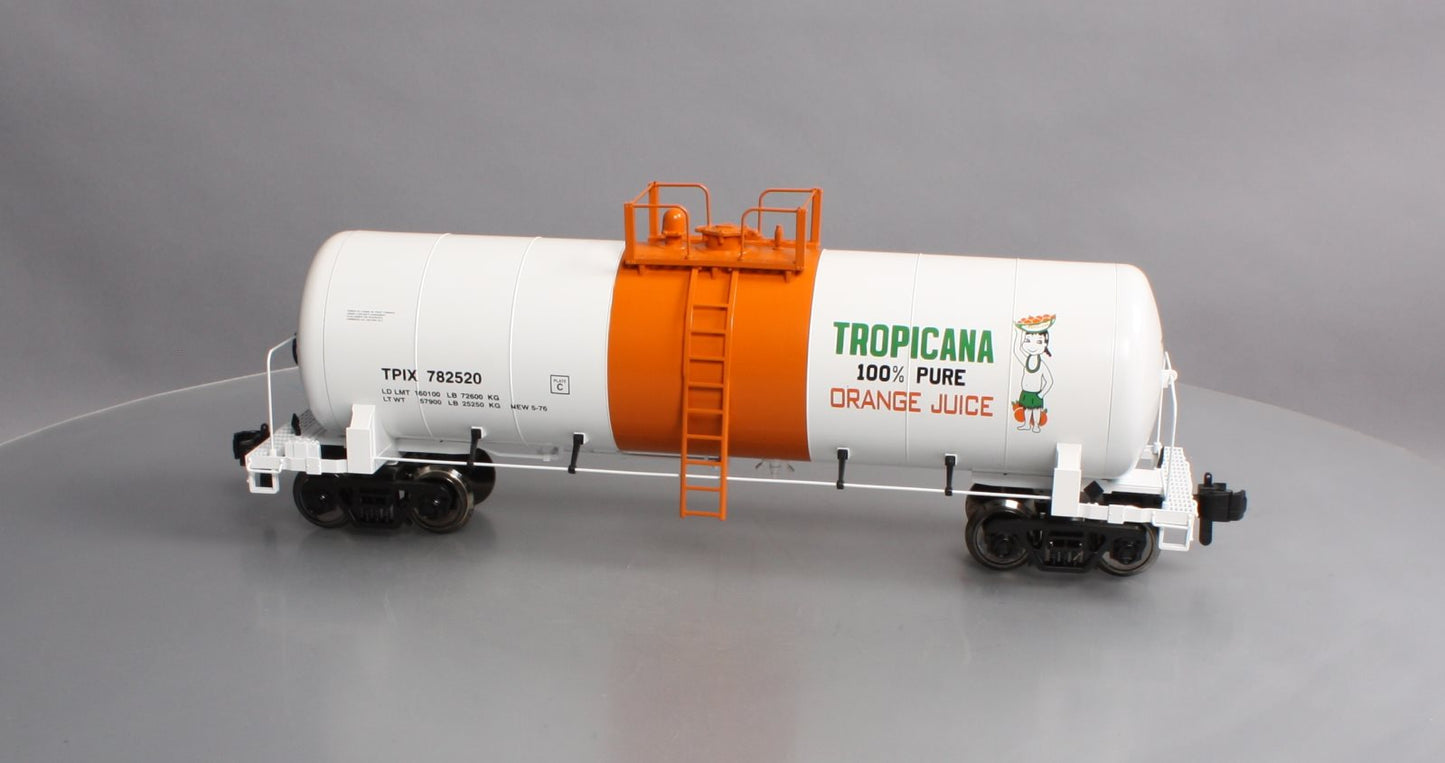 MTH 70-73036 G Scale Tropicanna Unibody Tank Car #782520/782528