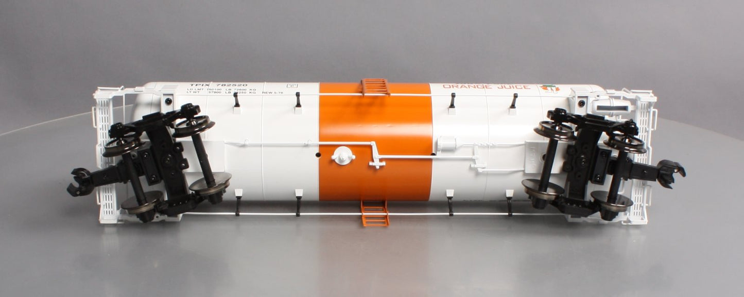 MTH 70-73036 G Scale Tropicanna Unibody Tank Car #782520/782528