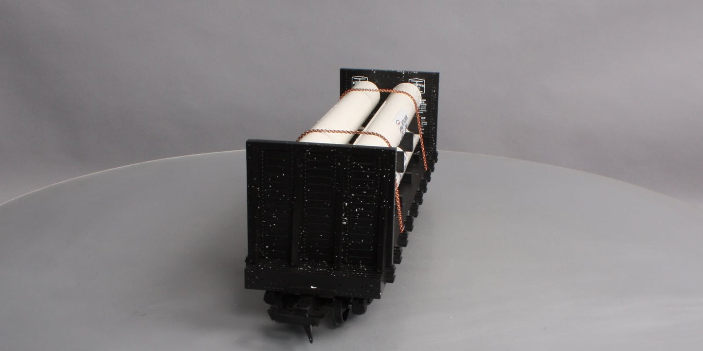 USA Trains R17613A G Bethlehem Steel Pipe Load Flat Cars #1011 Bethlehem Steel