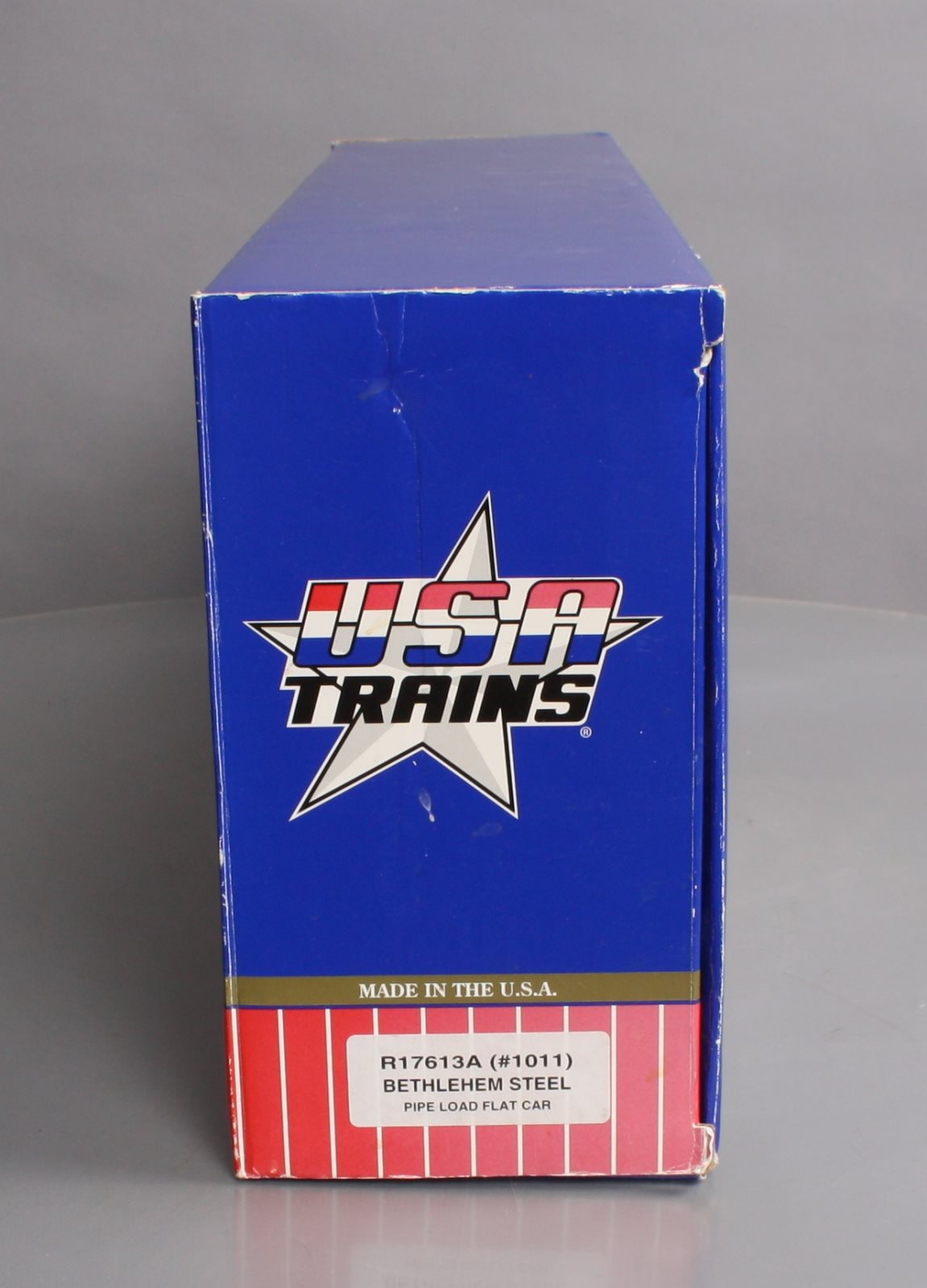 USA Trains R17613A G Bethlehem Steel Pipe Load Flat Cars #1011 Bethlehem Steel
