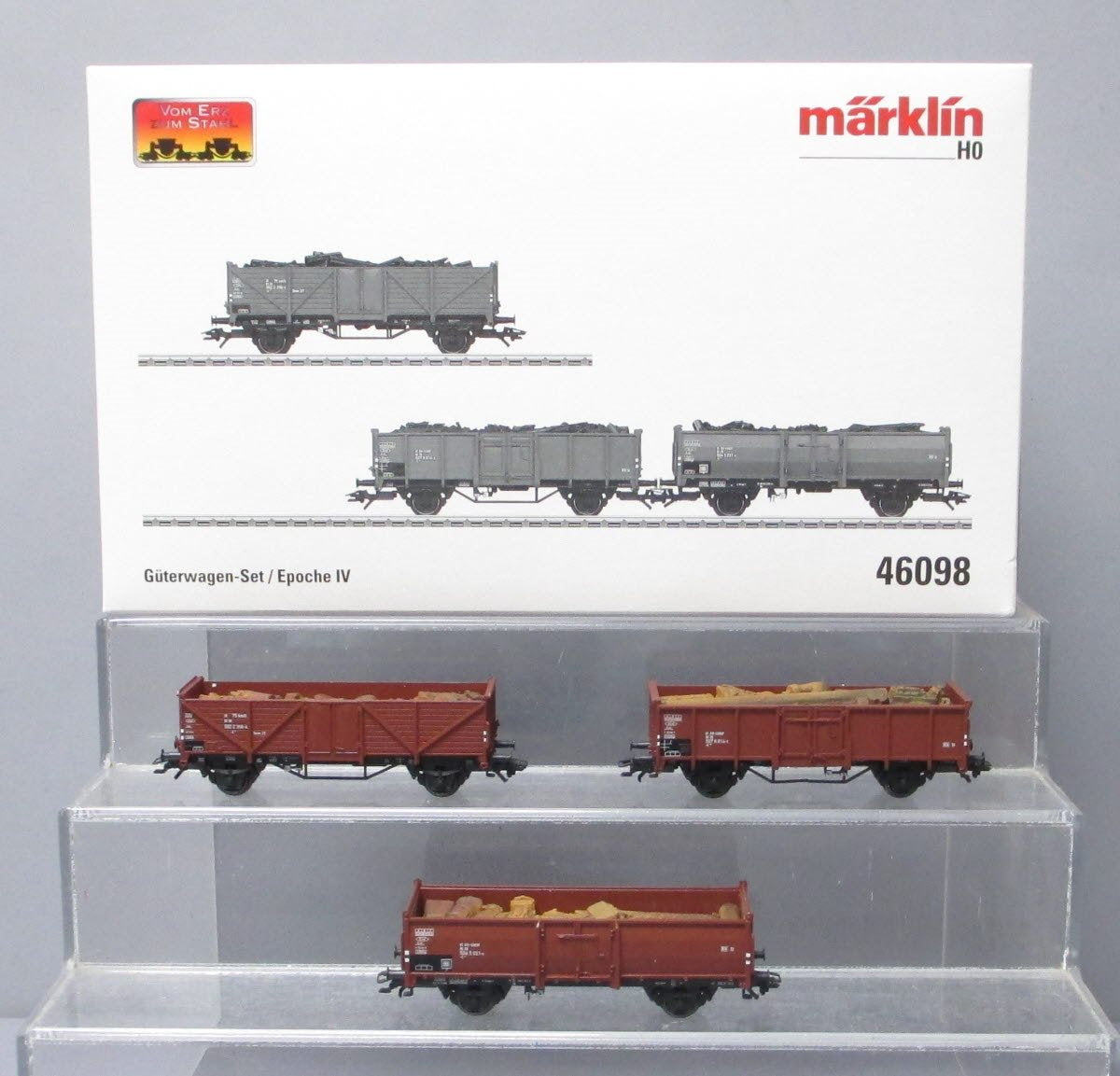 Marklin 46098 Freight Gondola 3-Car Set