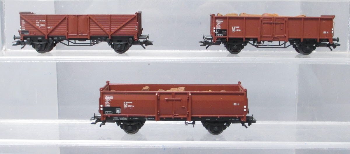 Marklin 46098 Freight Gondola 3-Car Set