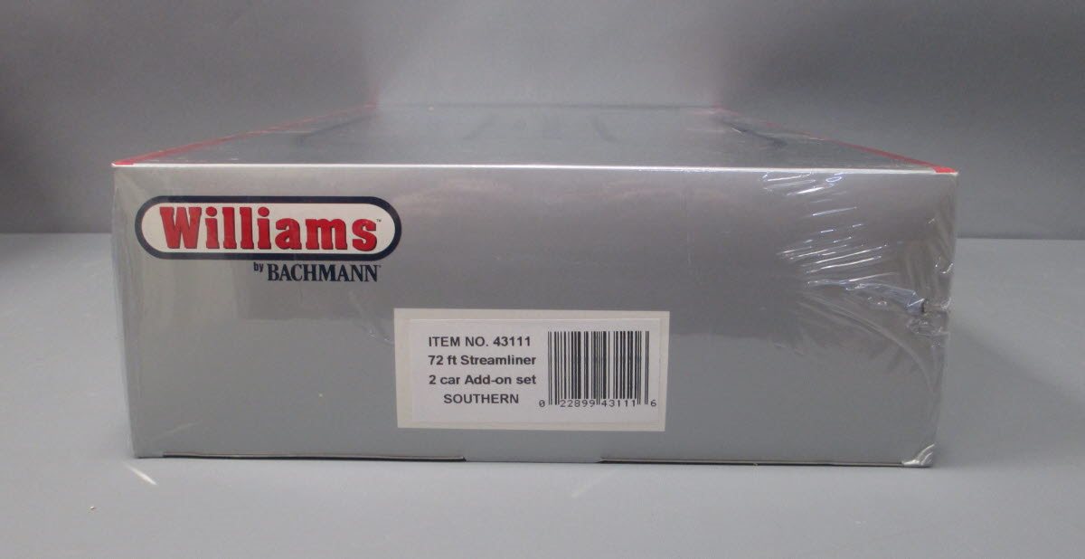 Williams 43111 Southern 72 Ft. Streamline Passenger 2-Pack