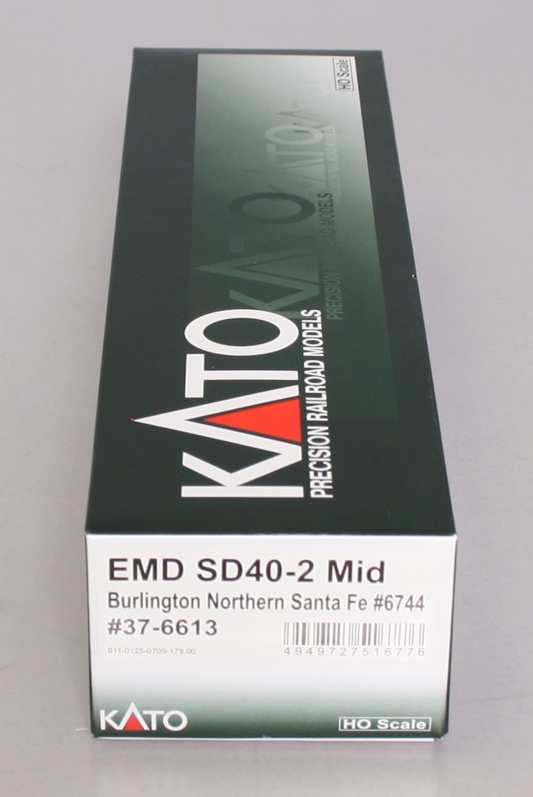 Kato 37-6613 HO Scale BNSF SD40-2 Diesel Engine #6744