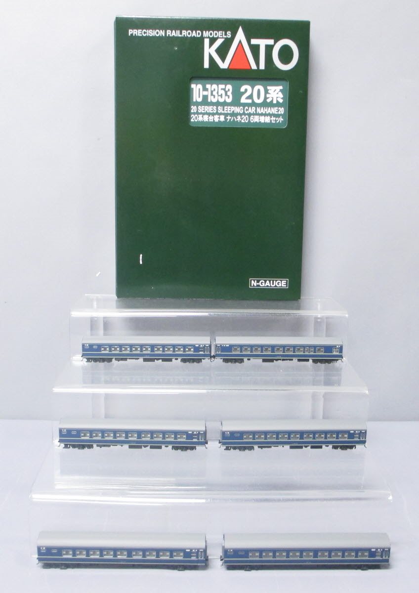 Kato 10-1353 N 20 Series Sleeper Limited Express Nahane 20 Add-on Set (Set of 6)