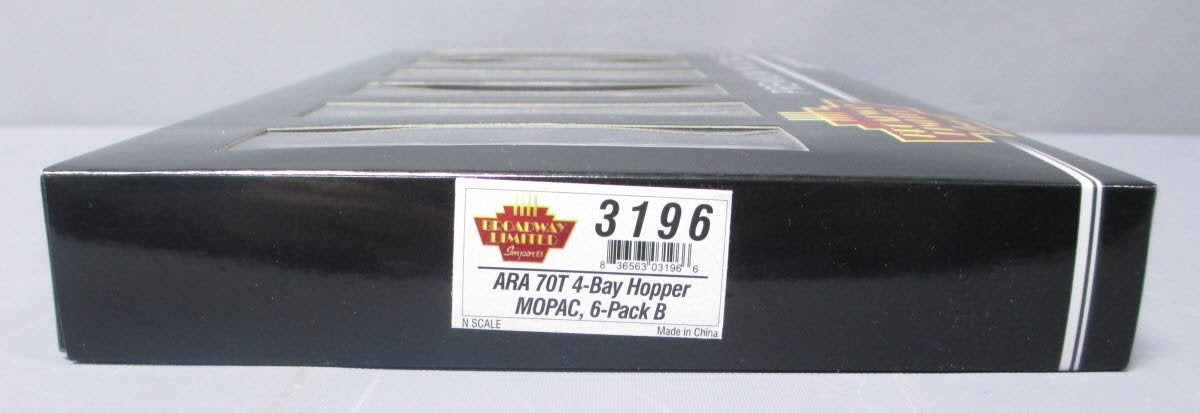 Broadway Limited 3196 N MP ARA 70-Ton 4-Bay Hopper w/Load Set B (Pack of 6)