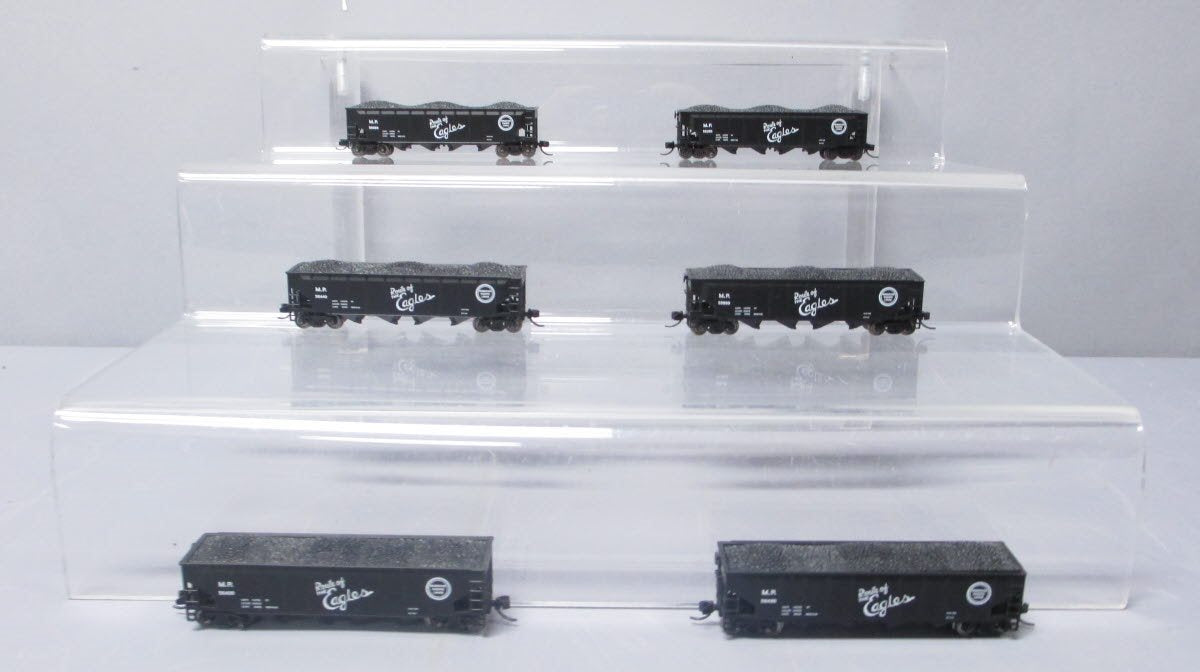 Broadway Limited 3196 N MP ARA 70-Ton 4-Bay Hopper w/Load Set B (Pack of 6)