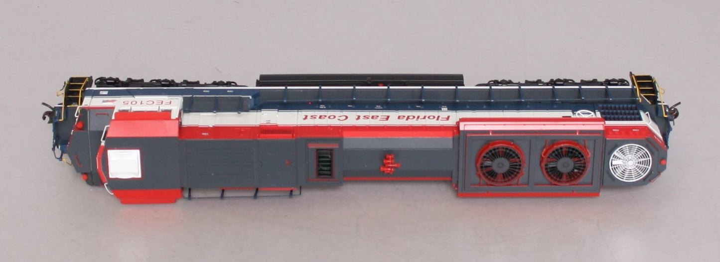 MTH 80-2030-0 HO Scale  FEC  SD70M-2 Diesel Engine #105 with NMRA Socket