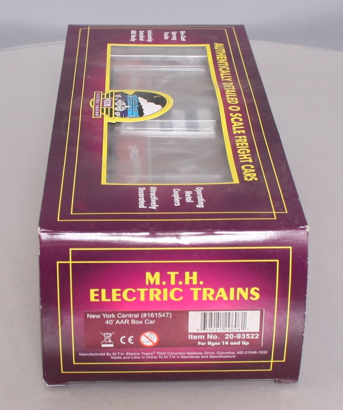 MTH 20-93522 NYC 1947 Friendship Train 40' AAR Box Car #161547