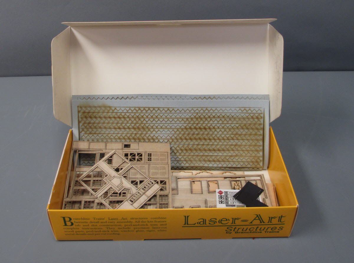 Branchline 665 HO Santa Fe Station Laser Art Laser Cut Kit