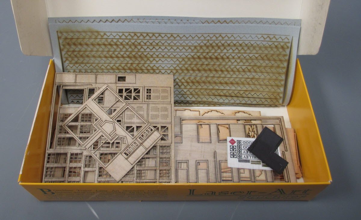 Branchline 665 HO Santa Fe Station Laser Art Laser Cut Kit