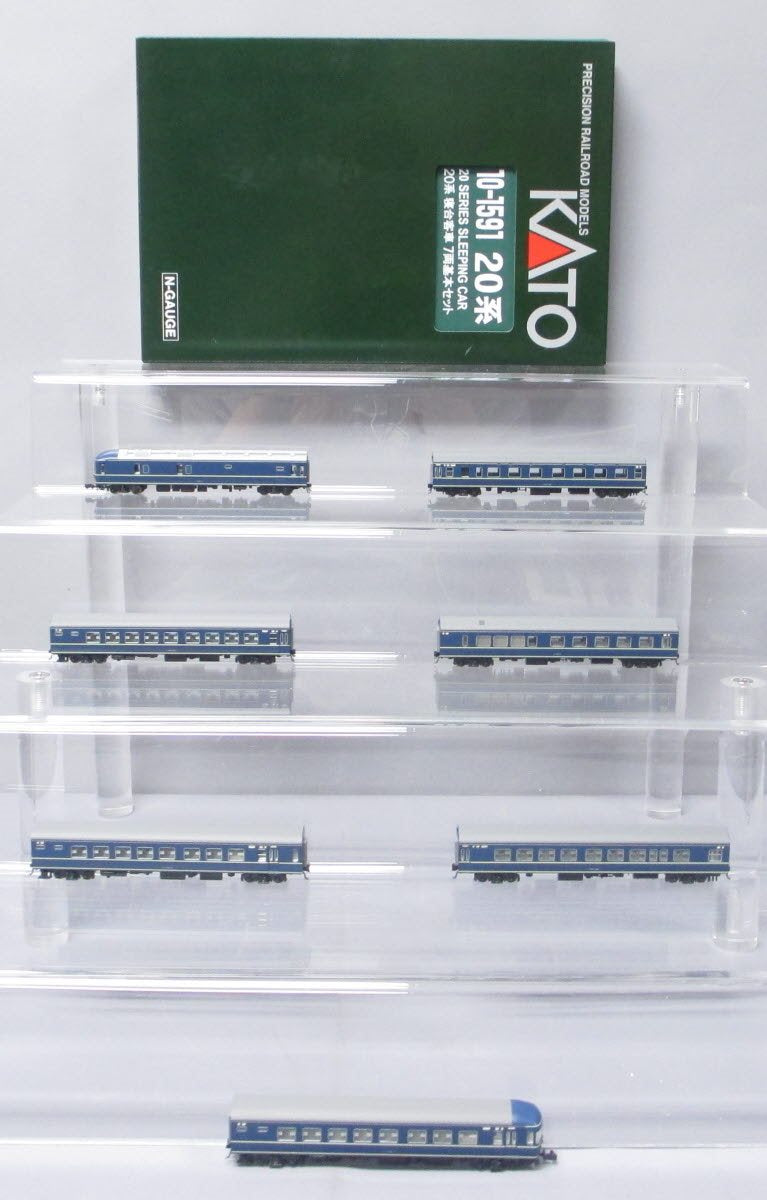 Kato 10-1591 N Series 20 Sleeper Car Basic Set (Set of 7)