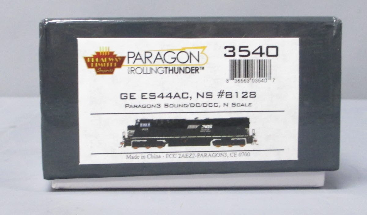 Broadway Limited 3540 N Norfolk Southern GE ES44AC Diesel Paragon3 #8128 w/DCC