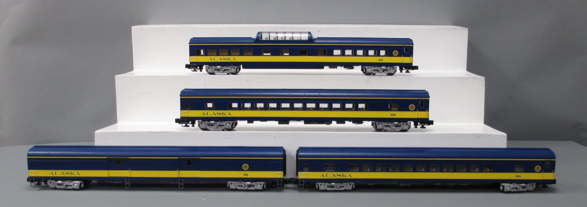 Lionel 2027120 O Gauge Alaska Railroad 21" Passenger Car Set