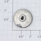 Lionel 219-22AL Aluminum Crane Handwheel with Square Hole
