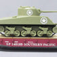 Lionel 1926732 O Southern Pacific 40' Flatcar with Sherman Tank #140125