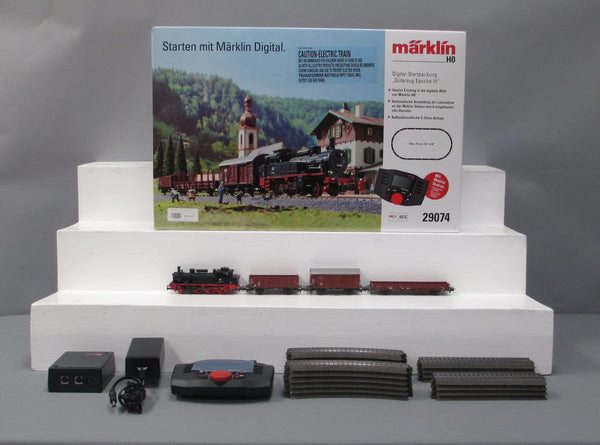 ドイツ製　Märklin SET-S SET-HO 鉄道模型セット Marklin 29074 HO Gauge German Railroad Era III Steam Freight