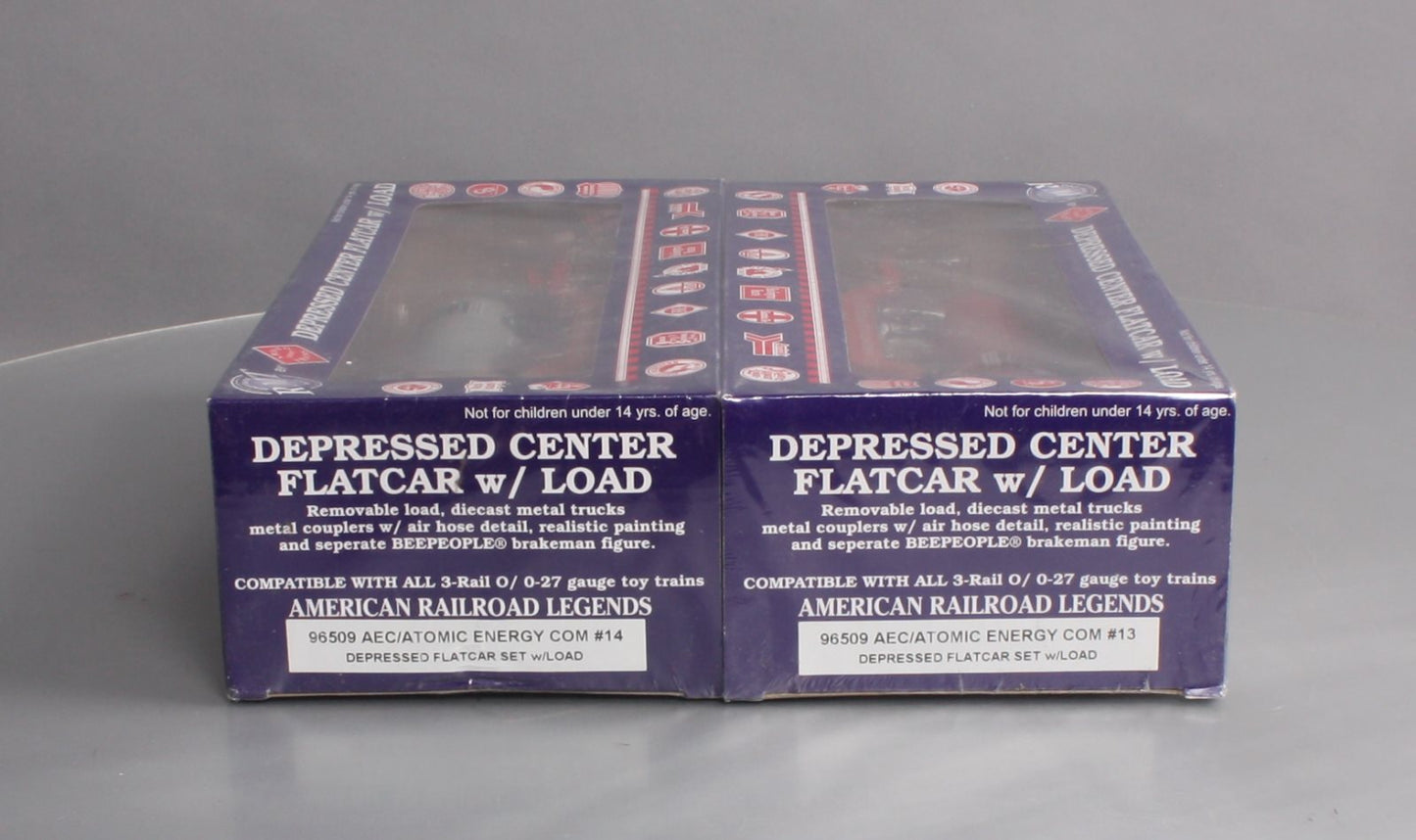 RMT 96509 O AEC Depressed Center Flat Car (Pack of 2)