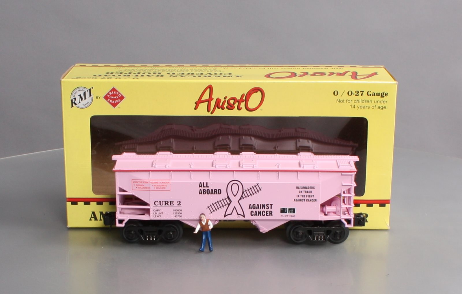 Aristo-Craft 96301 O Gauge Cancer Cure #2 Covered Hopper