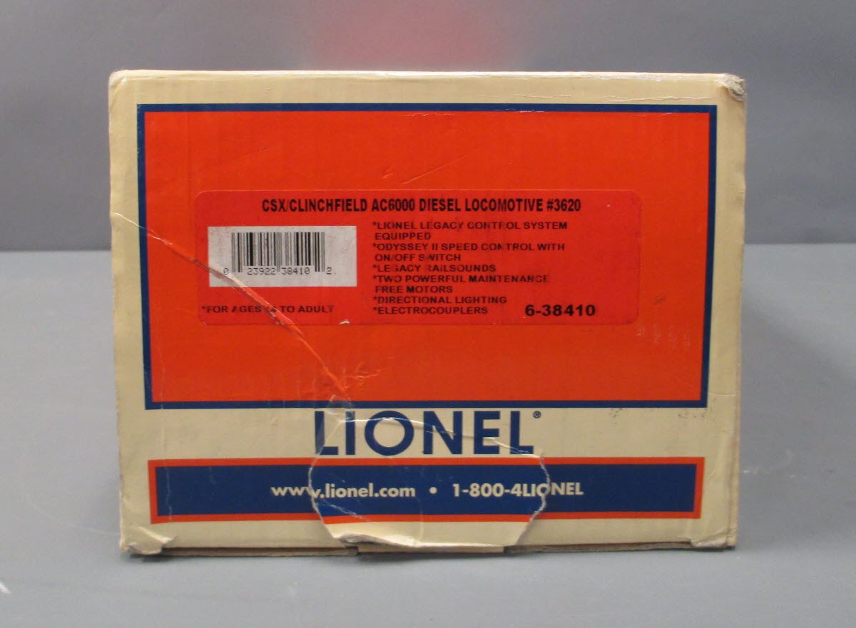 Lionel 6-38410 O Clinchfield CSX-Heritage Legacy AC6000 Diesel Locomotive #3620