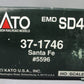 Kato 37-1746 HO Scale Santa Fe EMD SD45 Diesel Locomotive #5596