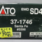 Kato 37-1746 HO Scale Santa Fe EMD SD45 Diesel Locomotive #5596