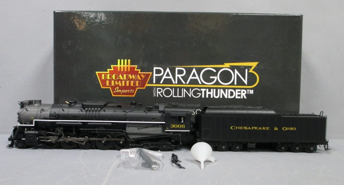 Broadway Limited 4587 HO C&O T-1 2-10-4 Steam Loco Paragon3 Sound/DC/DCC #3006