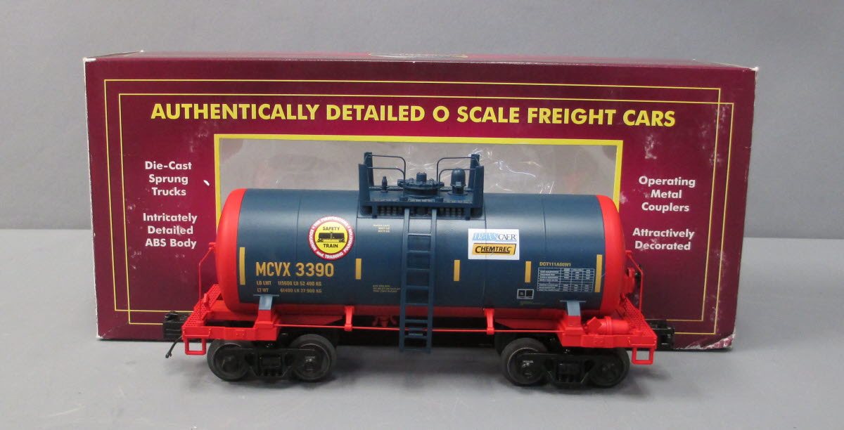 MTH 20-96722 O Gauge Safety Train 8,000 Gallon Tank Car #3390