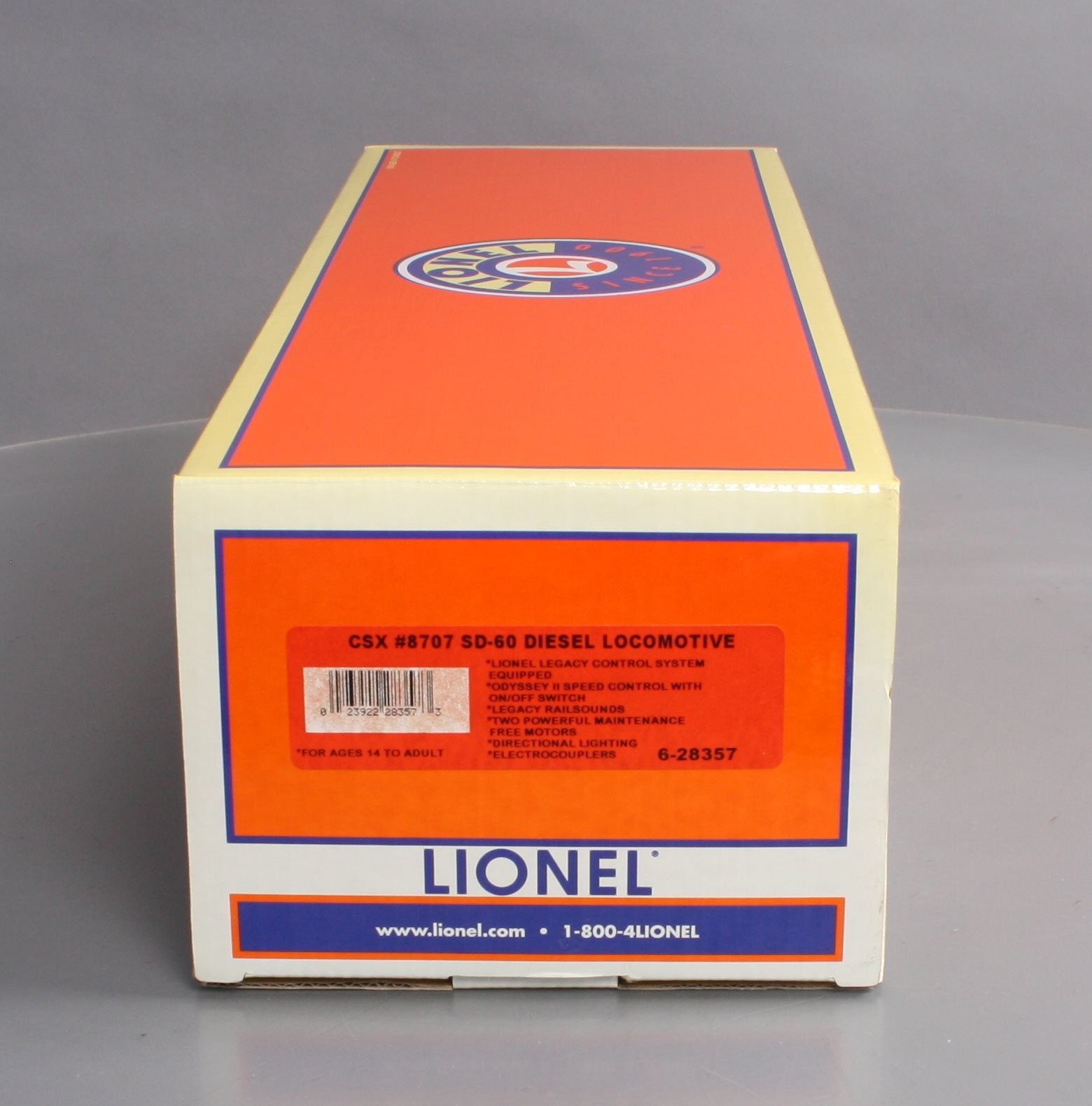 Lionel 6-28357 CSX SD60 Diesel Locomotive #8707 – Trainz