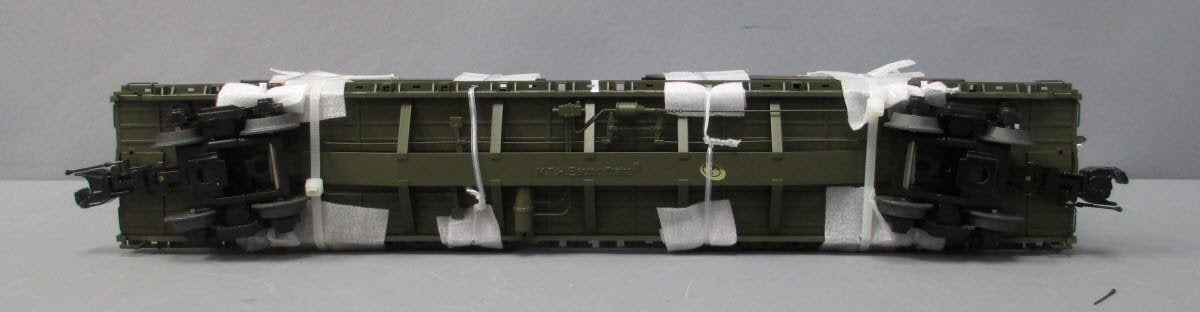 MTH 20-95346 O U.S. Army 60' Flat Car with 2 M1a Abrams Tanks #40102