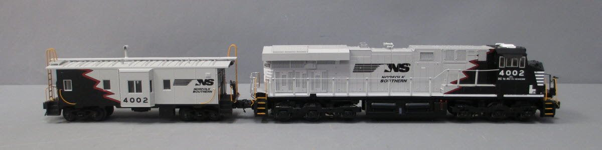 MTH 30-20434-1 O Gauge NS ES44AC Imperial Diesel Engine w PS3 & Caboose #4002