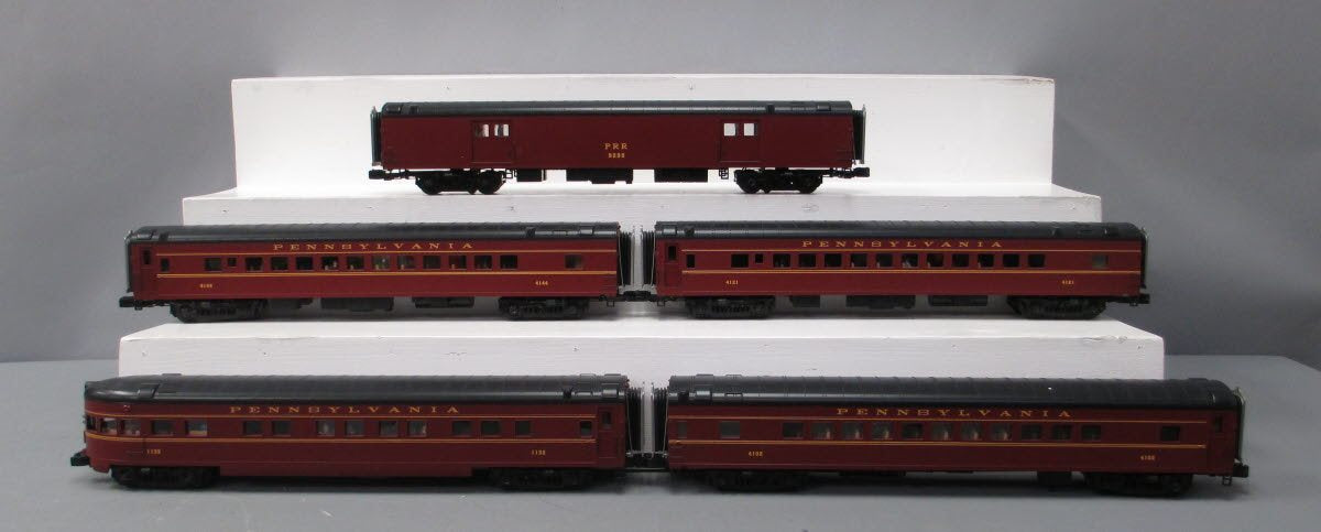 MTH 20-65135 O Pennsylvania 70’ Streamlined Passenger Car Set (Set of 5)