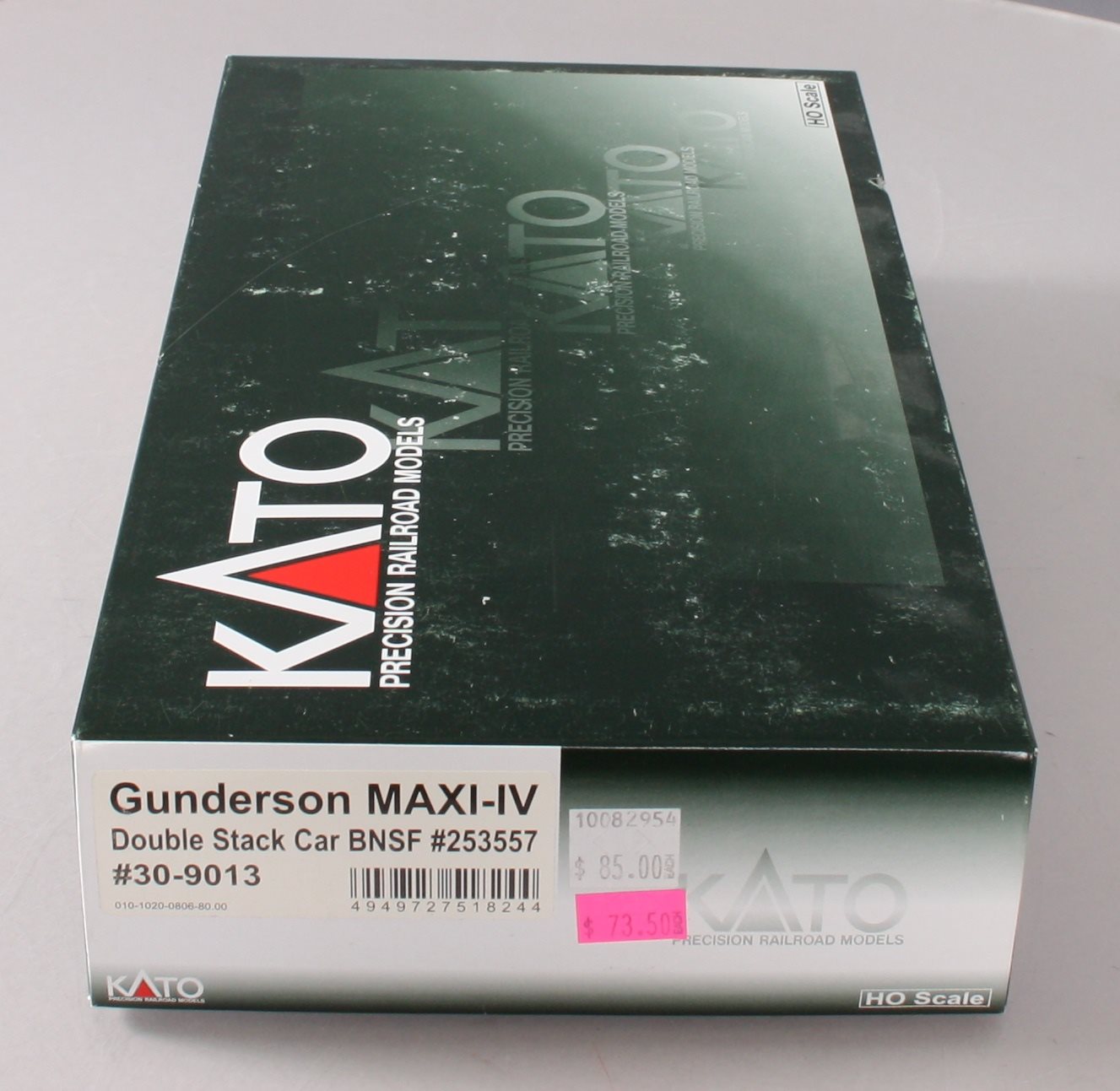 Kato 30-9013 HO BNSF Gunderson MAXI IV Wellcar #253557