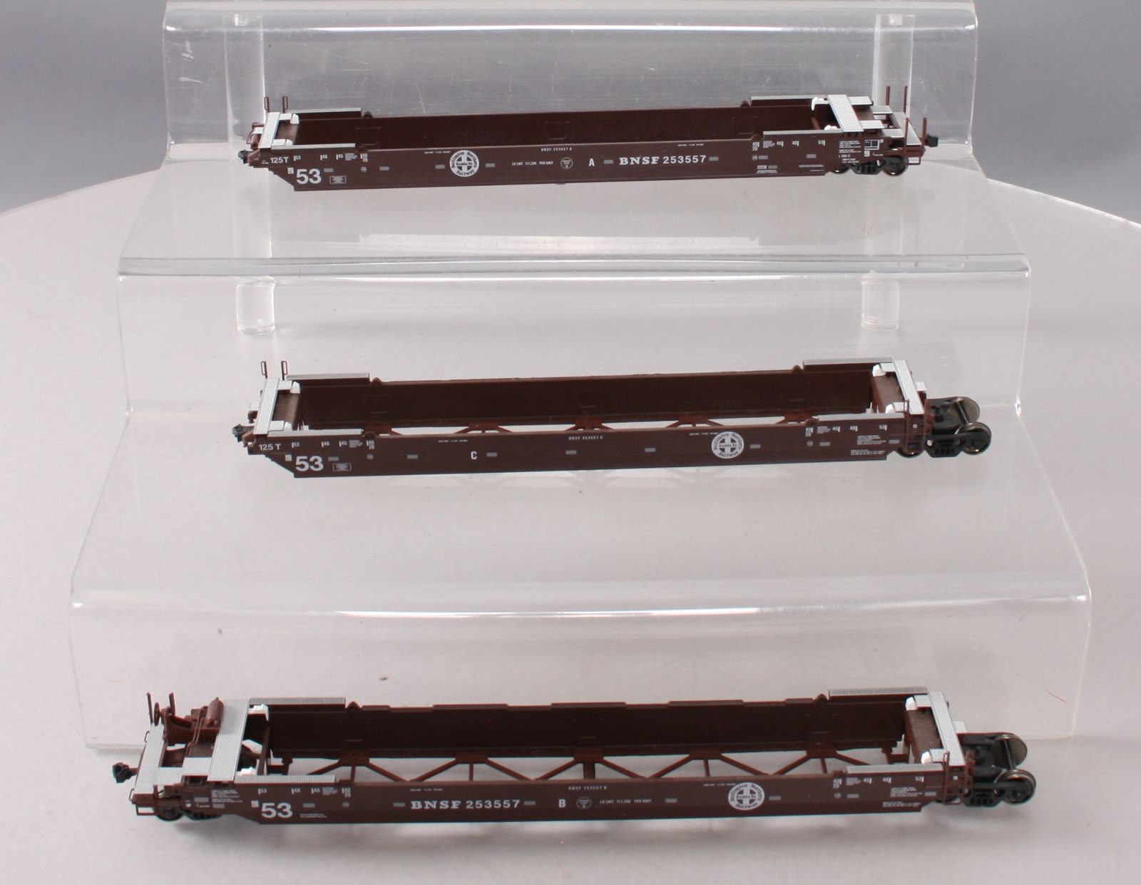 Kato 30-9013 HO BNSF Gunderson MAXI IV Wellcar #253557